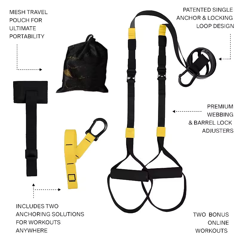 Hanging Training Strap Adjustable Fitness Band Chest Exercise Strap