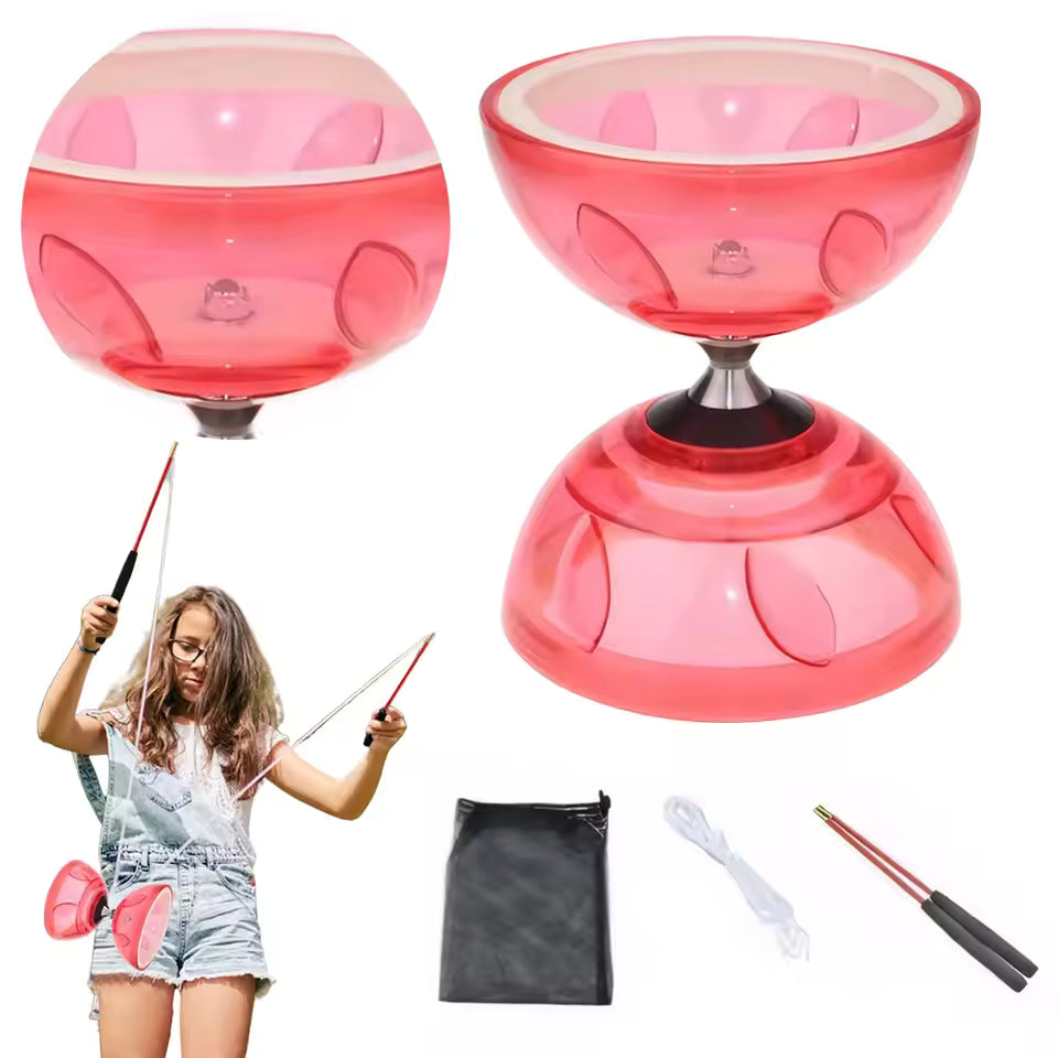 Portable Diabolo for Adults Kids Elderly Outdoor Indoor Exercise